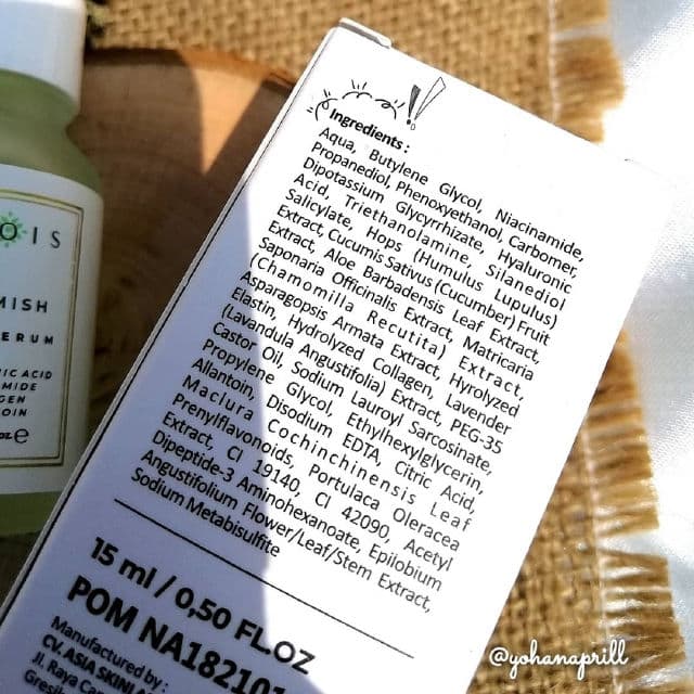 KLOIS Blemish Skin Serum review photo by yohanaprill18