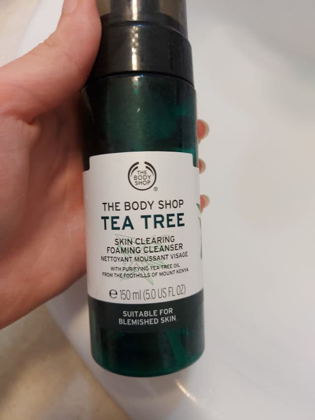 The Body Shop Tea Tree Skin Clearing Foaming Cleanser review photo by yourskinmedic