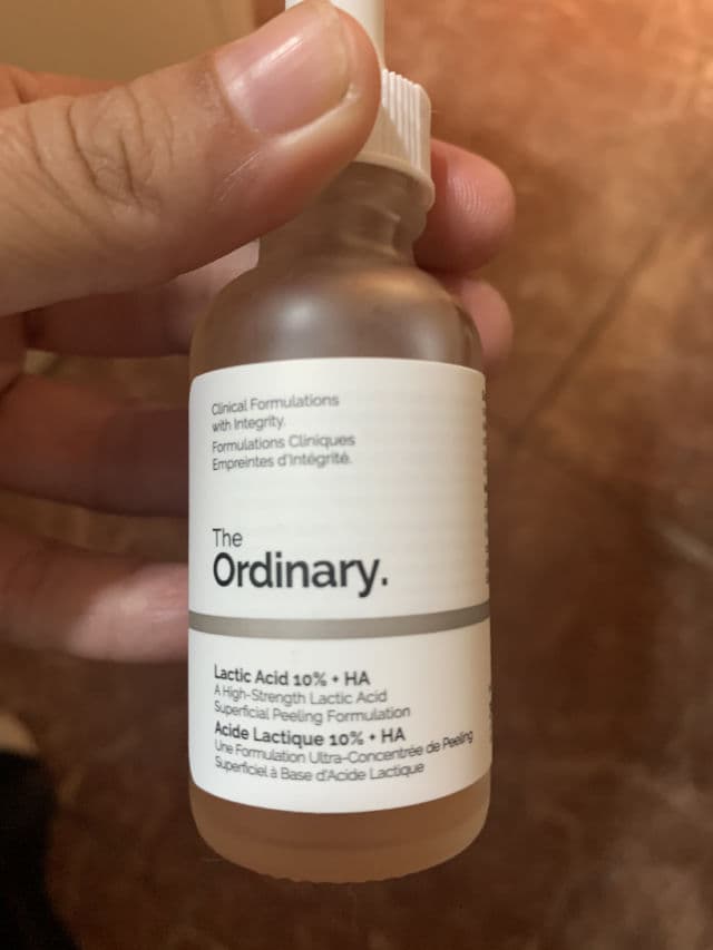 The Ordinary Lactic Acid 10% + HA review photo by yure