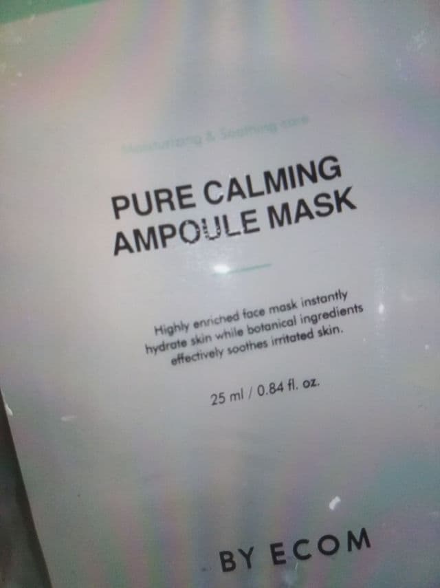 BY ECOM Pure Calming Ampoule Mask review photo by zizinyyy