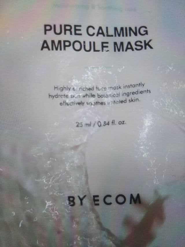 BY ECOM Pure Calming Ampoule Mask review photo by zizinyyy