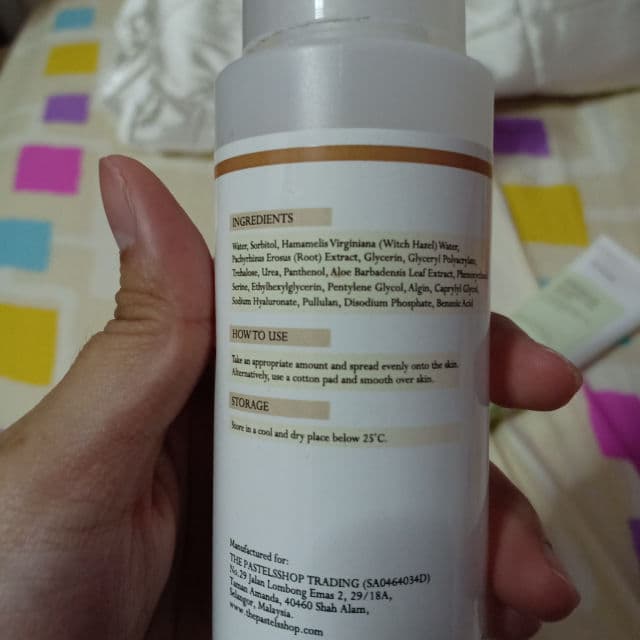 The Pastels Shop "JICAMA" #Jicamajuice Daily Comfort Toner review photo by zulykxi