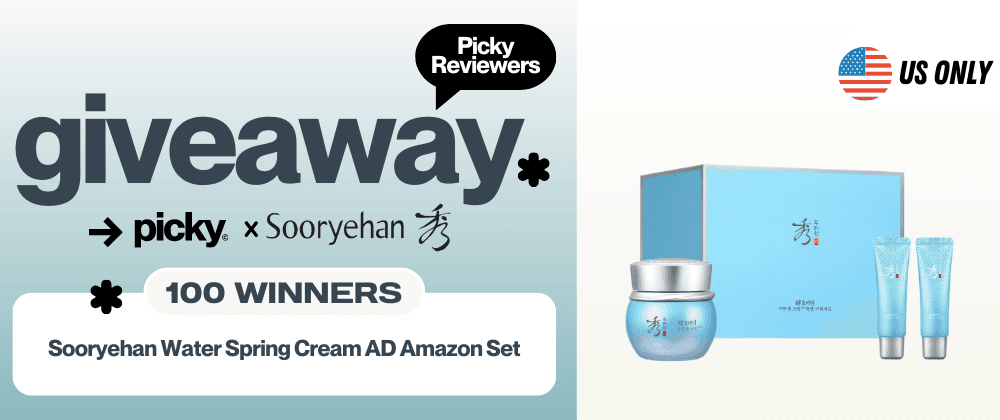 kbeauty Picky x SOORYEHAN | Water Spring Cream AD Amazon Set event
