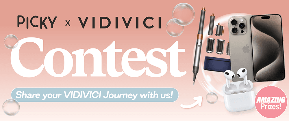 kbeauty Picky Contest | Share your VidiVici Journey with us! event