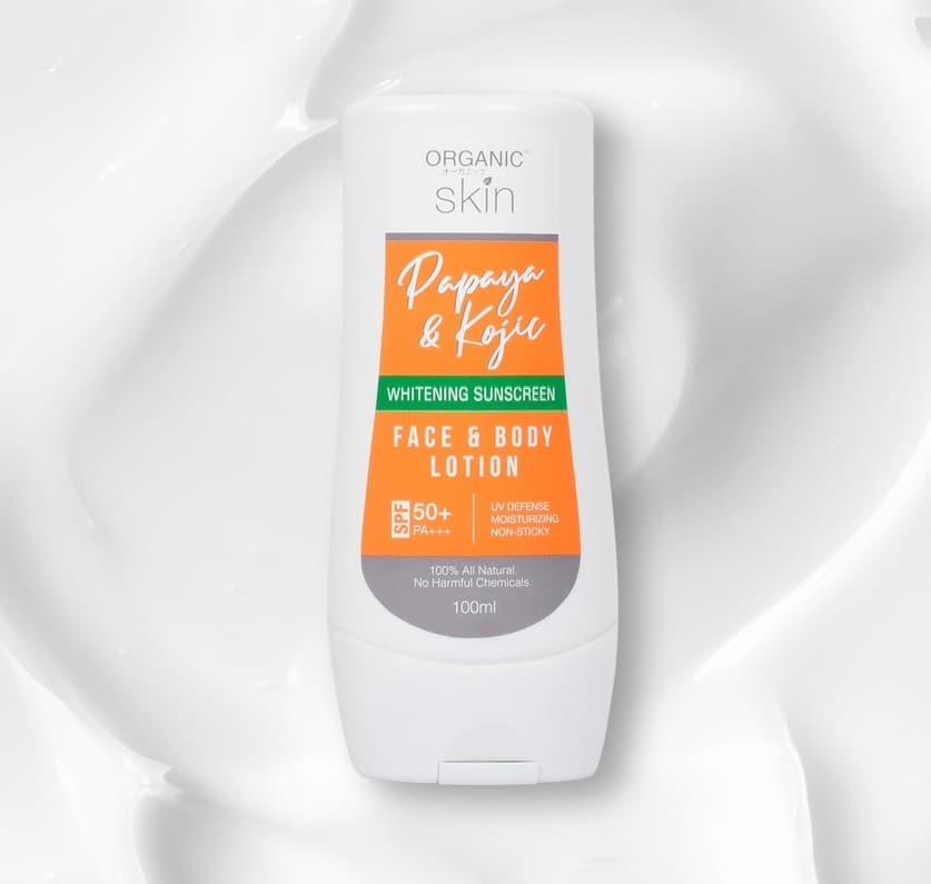 Papaya Kojic Whitening Lotion SPF 50 Sunscreen Face & Body Lotion