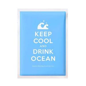 Keep Cool And Drink Ocean Face Mask