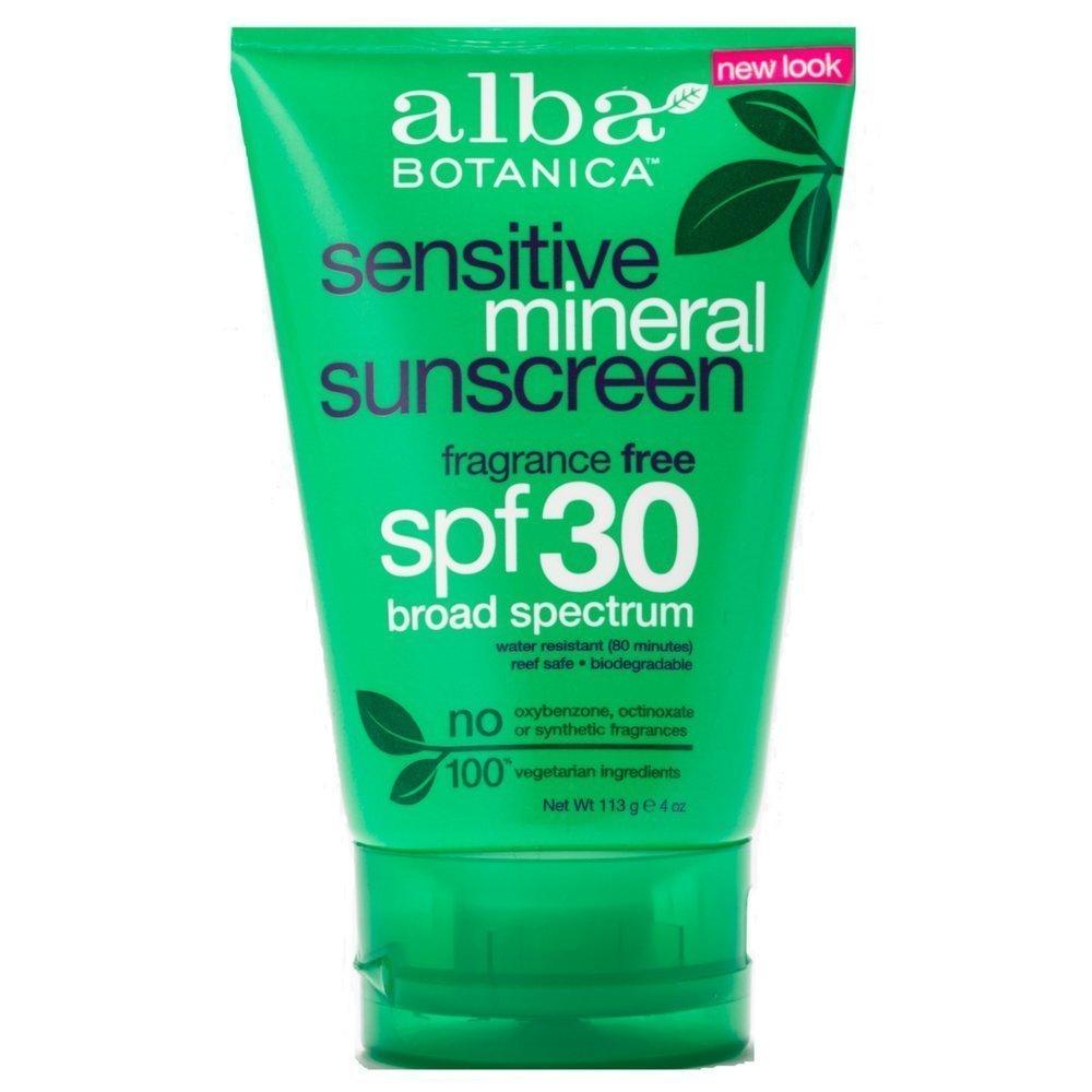 Mineral Sunscreen, Sensitive, Fragrance Free, SPF 30