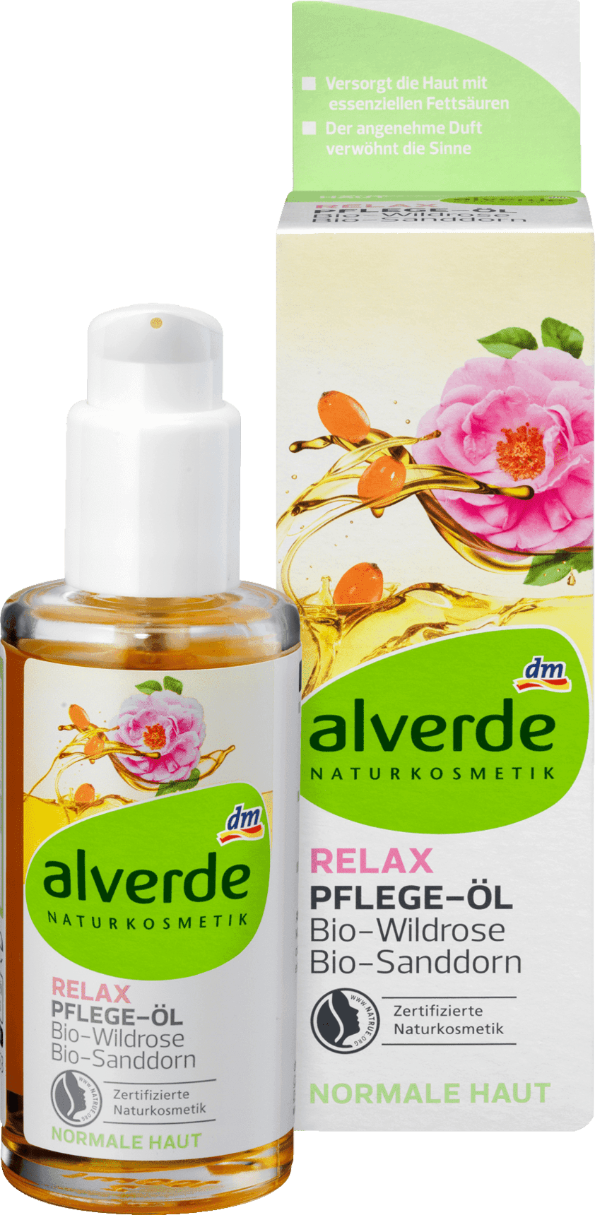Relax Pflege-Öl Bio-Wildrose Bio-Sanddorn