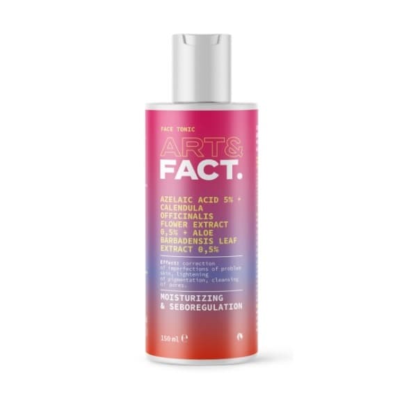 Azelaic Acid 5% + Calendula Officinalis Flower Extract 0.5% + Aloe Barbadensis Leaf Extract 0.5% Moisturizing & Seboregulation Face Tonic
