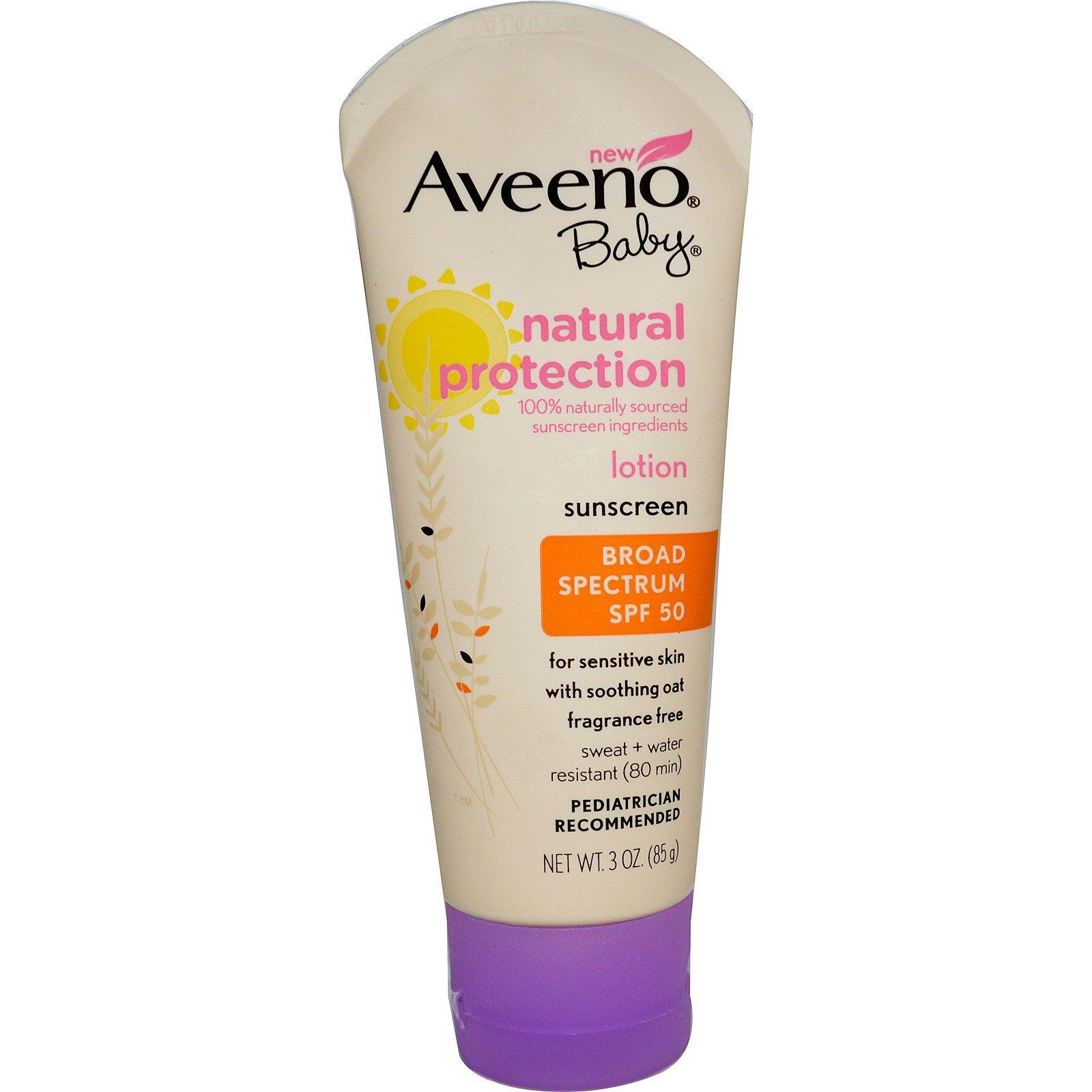 Baby Natural Protection Lotion Sunscreen with Broad Spectrum SPF 50