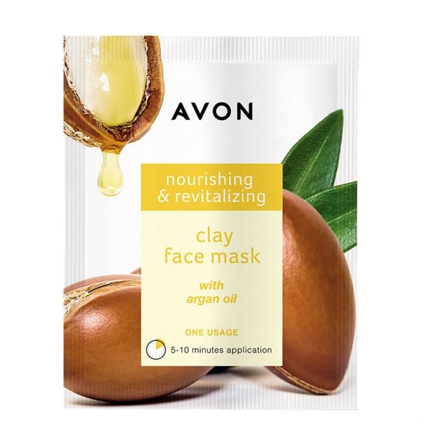 Nourishing & Revitalizing Clay Face Mask with Argan Oil