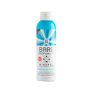 Mineral Sport Sunscreen Spray SPF 50 Vanilla Coco