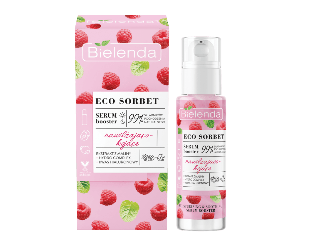ECO SORBET Raspberry Moisturizing & Soothing Serum Booster
