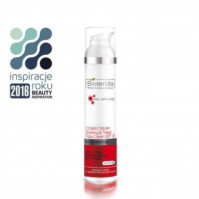 Post Treatment Care Cover Cream Soothing & Tinted Face Cream SPF 25