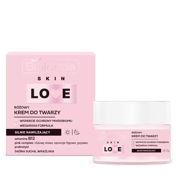 Skin Love Highly Moisturizing Day/Night Pink Face Cream