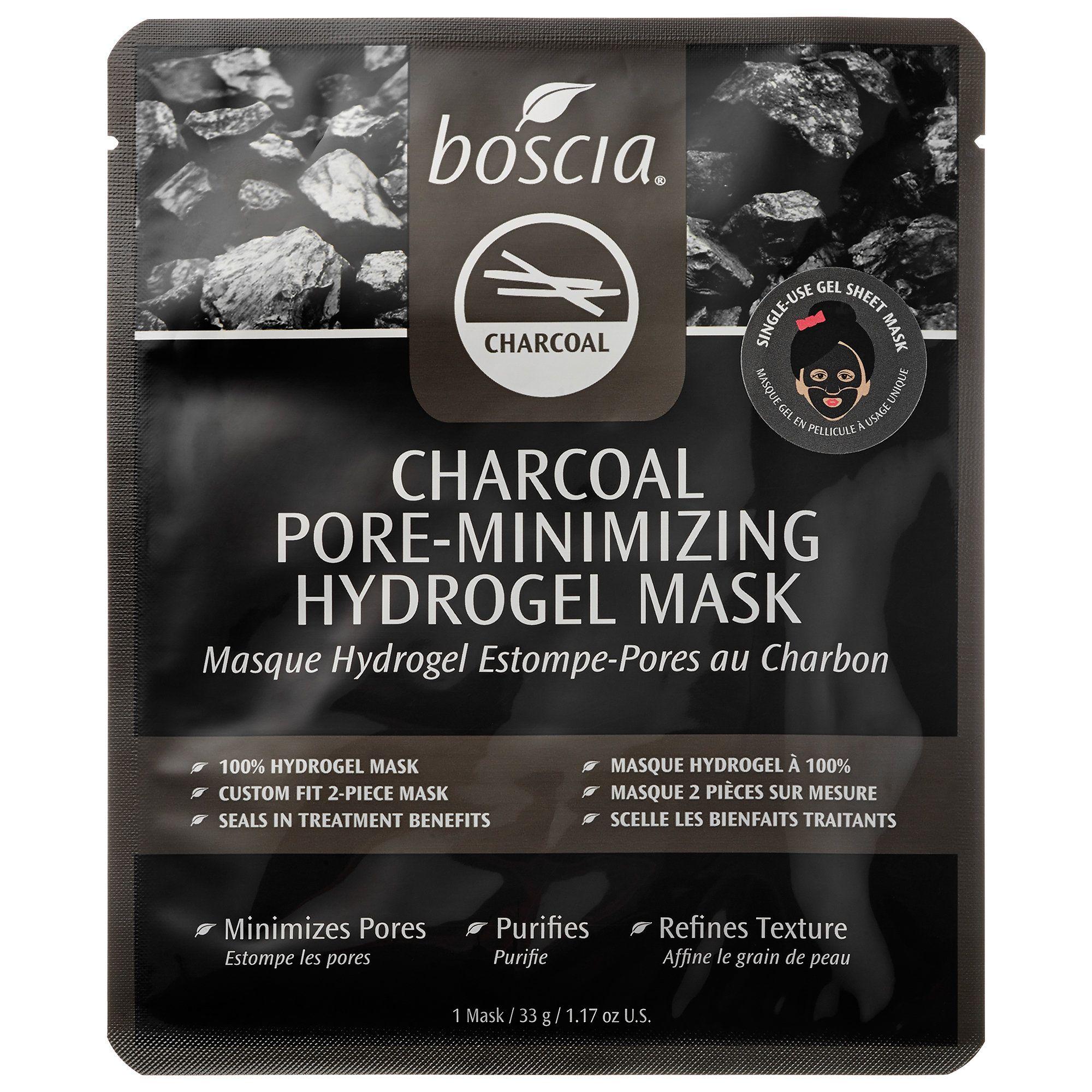 Charcoal Pore-Minimizing Hydrogel Mask