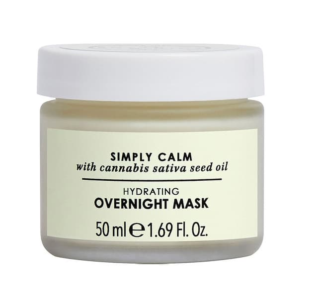 Simply Calm Hydrating Overnight Mask with Cannabis Sativa