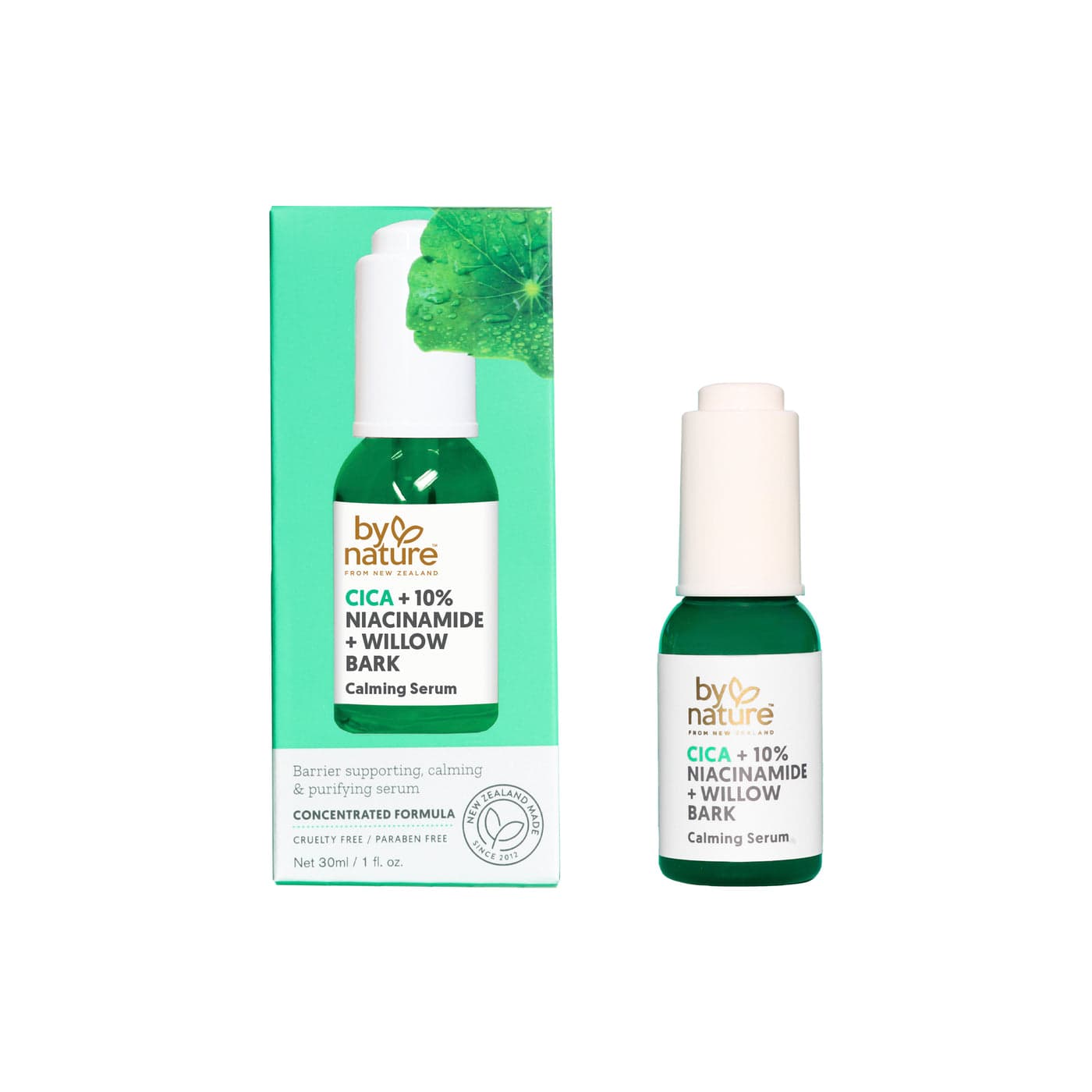Cica + 10% Niacinamide + Willow Bark Calming Serum Concentrate