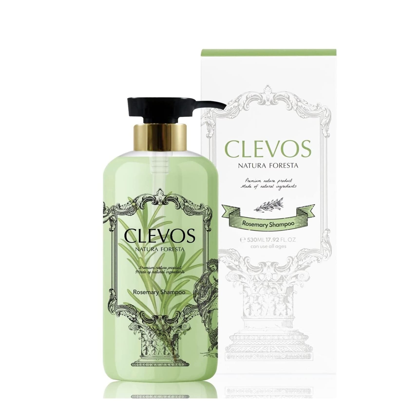 Natura Foresta Natural Organic Hair Shampoo - Pleasant Eucalyptus Scent