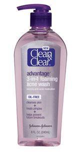 Advantage 3-in-1 Foaming Acne Wash