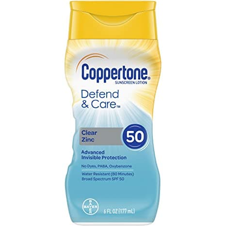 Defend & Care Clear Zinc Sunscreen Lotion SPF 50
