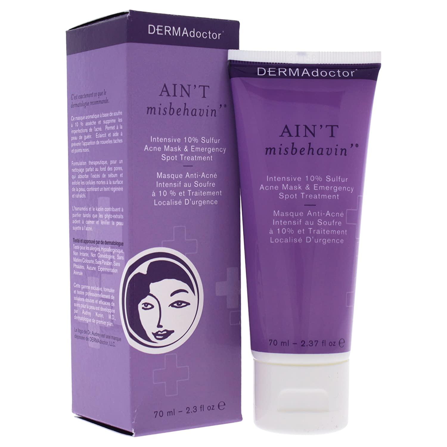 Ain’t Misbehavin’ Intensive Skin-Correcting Sulfur Acne Mask with Phytosphingosine