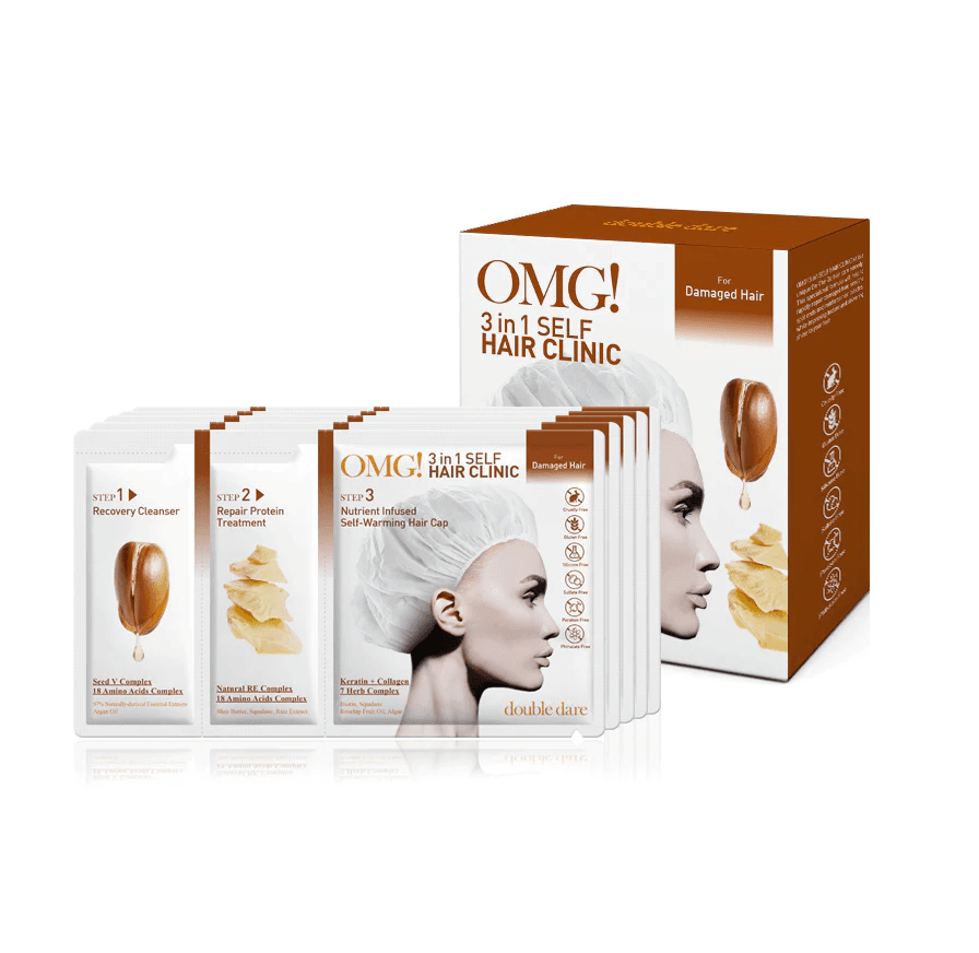 OMG! 3-in-1 Self Hair Clinic for Damaged Hair - Step 1 Recovery Cleanser