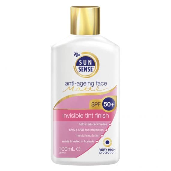 Sunsense Anti-Ageing Face Matte SPF 50+ Invisible Tint Finish
