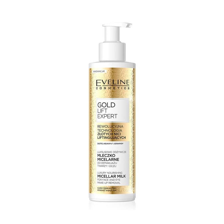 Gold Lift Expert Luxury Nourishing Micellar Milk for Face & Eye