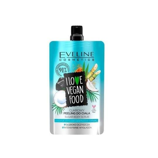 I Love Vegan Food Coconut Detox Sugar Body Scrub