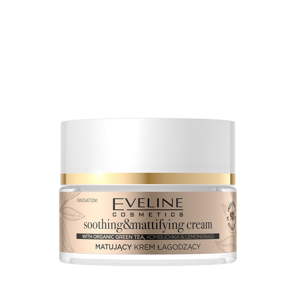 Organic Gold Soothing & Mattifying Cream with Organic Green Tea