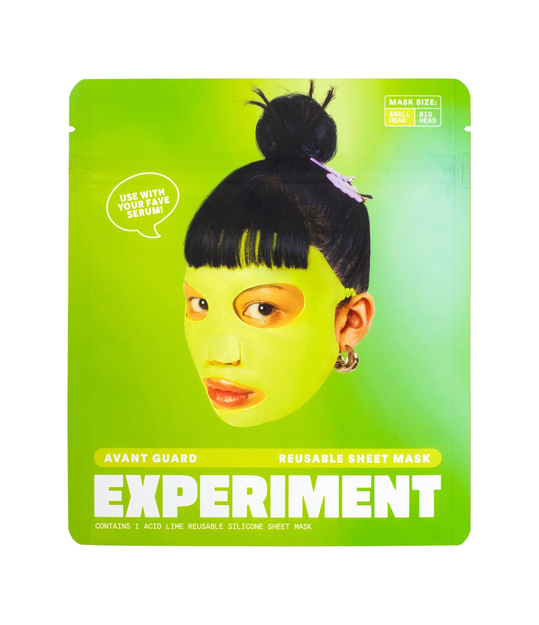 Avant Guard The Lime Green Reusable Sheet Mask