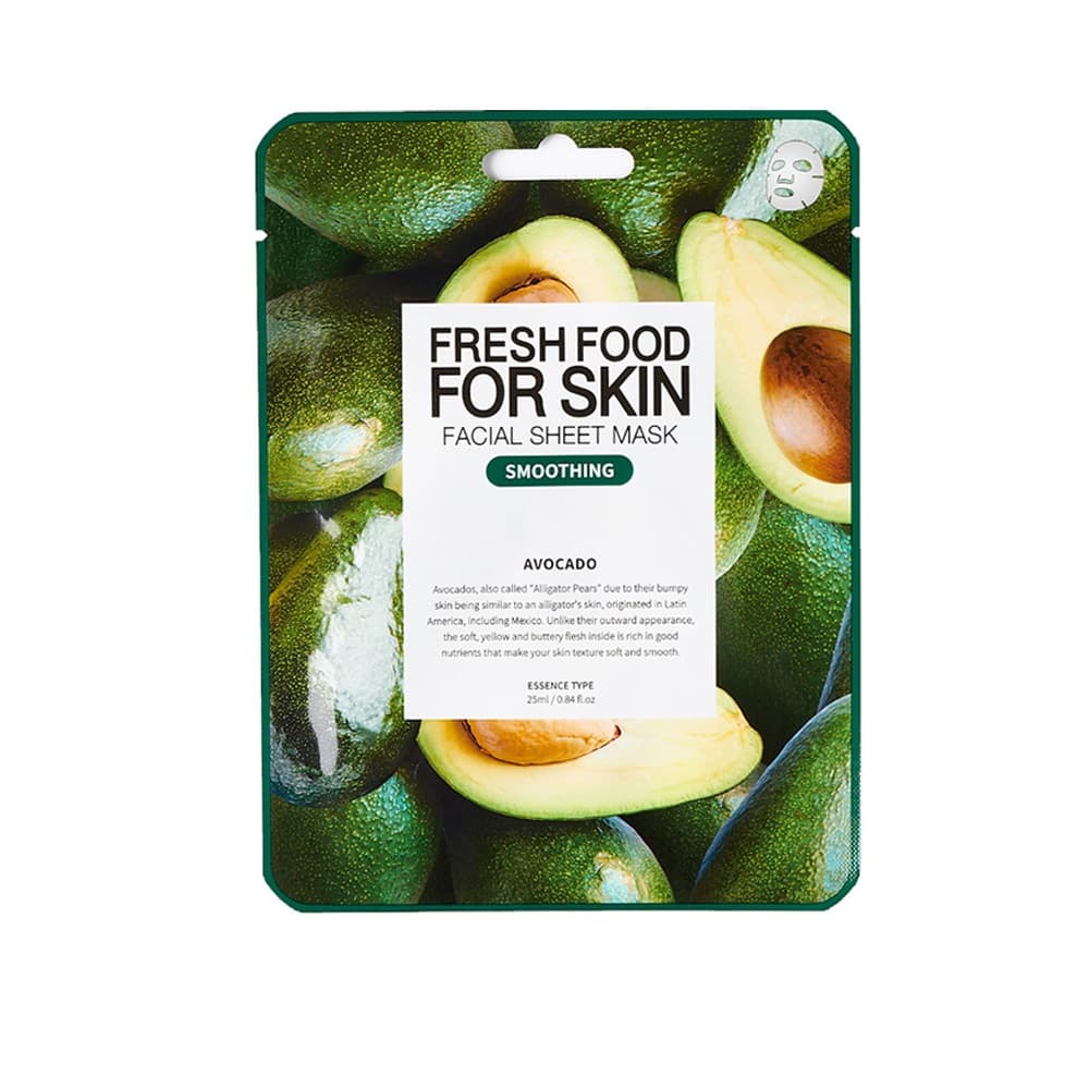 Fresh Food For Skin Facial Sheet Mask - Avocado (Smoothing)