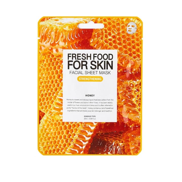 Fresh Food For Skin Facial Sheet Mask - Honey (Strengthening)