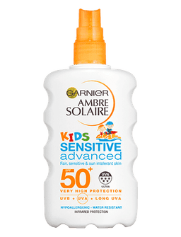 Ambre Solaire Kids Sensitive Water Resistant Sun Cream Spray SPF50+