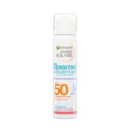 Ambre Solaire Sensitive Advanced Hydrating Face Sun Cream Mist SPF50