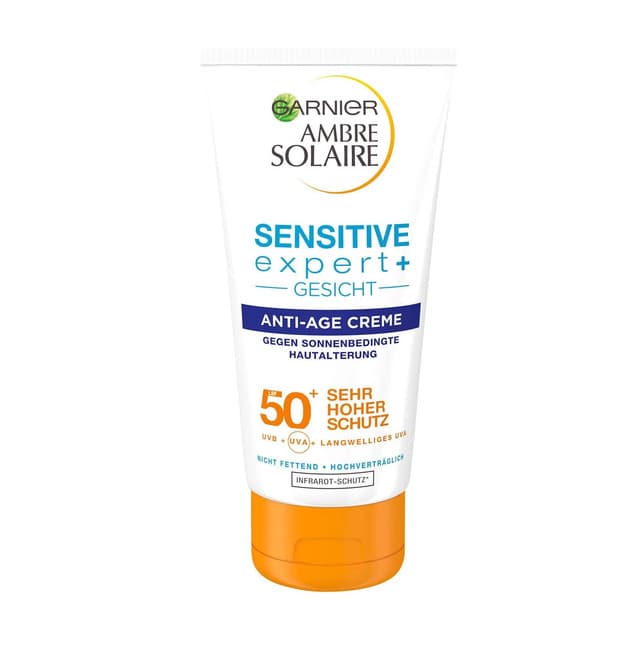 Ambre Solaire Sensitive Expert+ Gesicht Anti-Age Creme SPF 50+