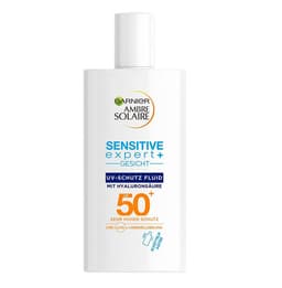 Ambre Solaire Sensitive Expert + UV Protection Fluid with Hyaluronic Acid SPF 50