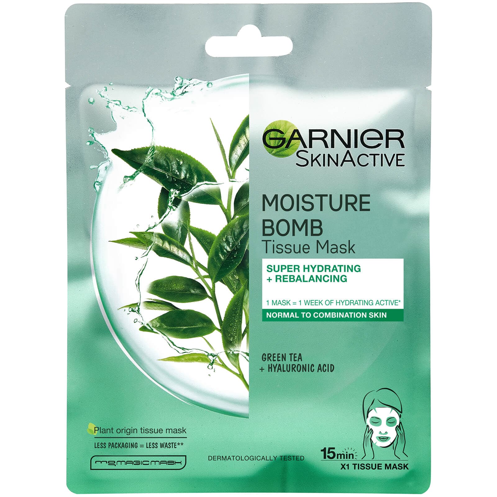 Moisture Bomb Green Tea Hydrating Face Sheet Mask