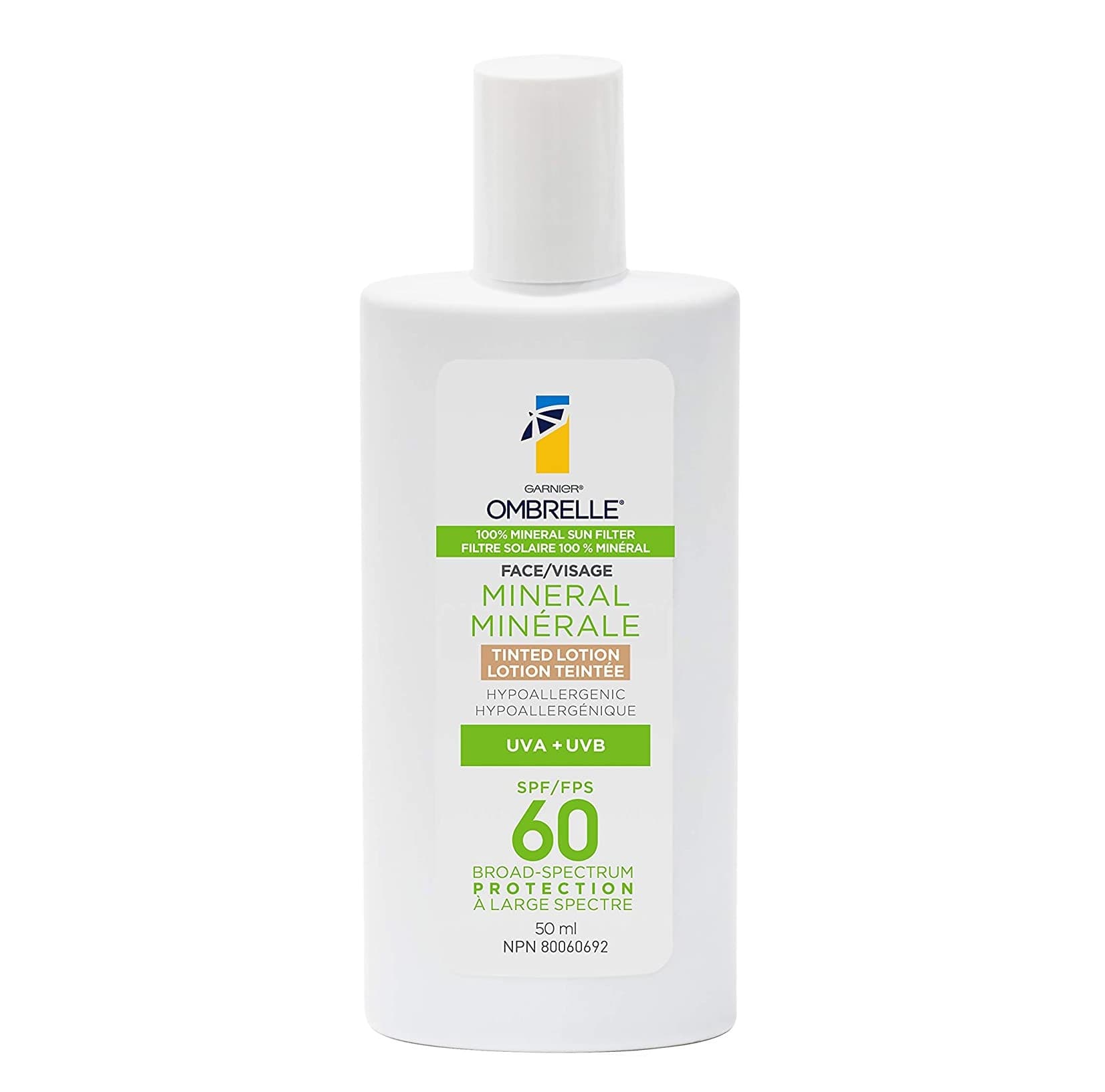 Ombrelle Mineral Sunscreen Tinted Lotion SPF 60 for Sensitive Skin