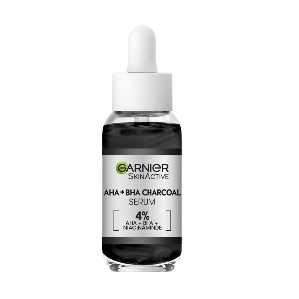 SkinActive 4% AHA + BHA Charcoal Serum