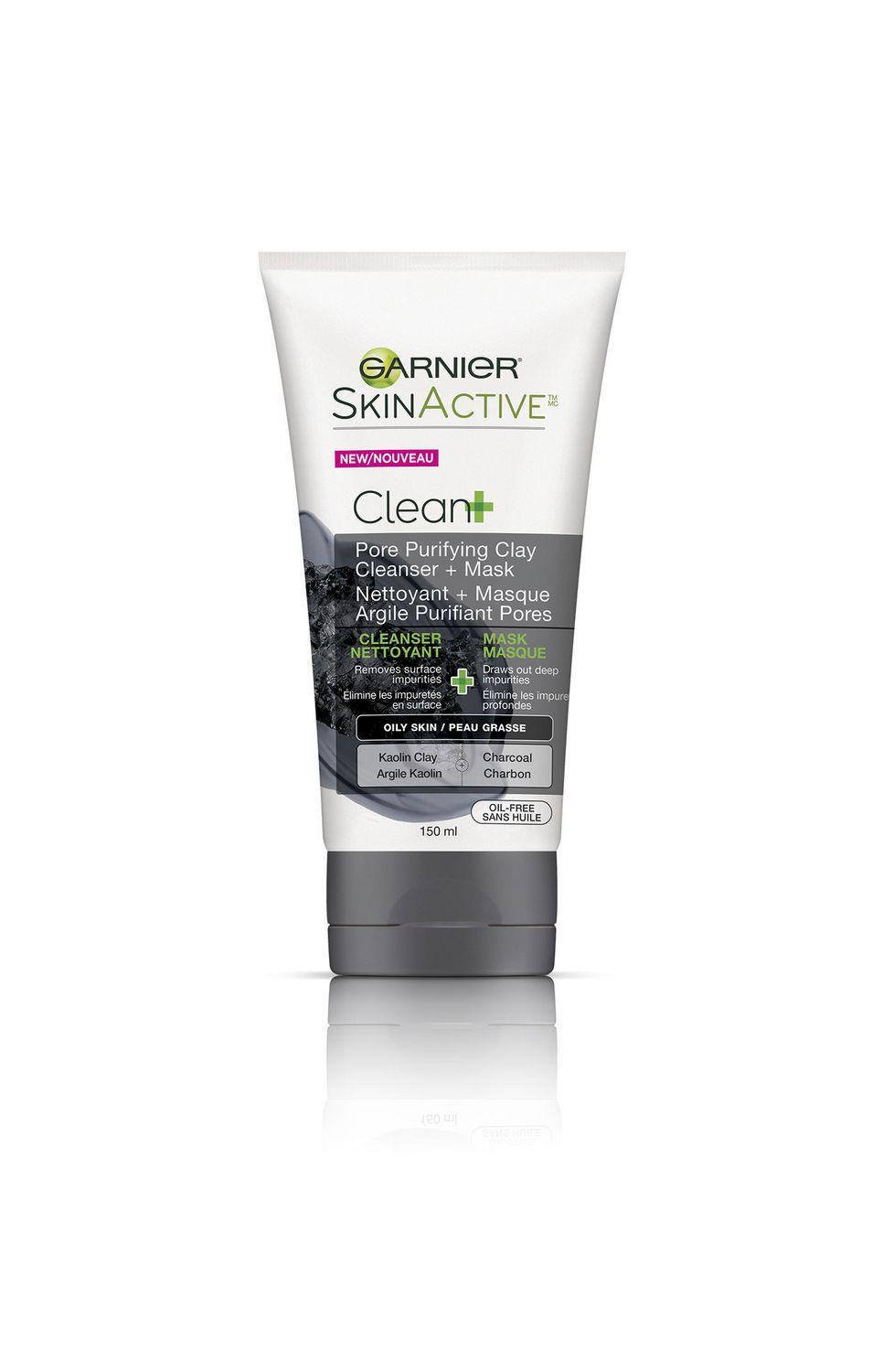 SkinActive Clean + Pore Purifying Clay Cleanser Mask
