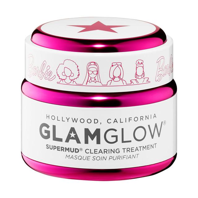 Barbie x Glamglow Limited Edition Supermud Activated Charcoal Clearing Treatment Mask