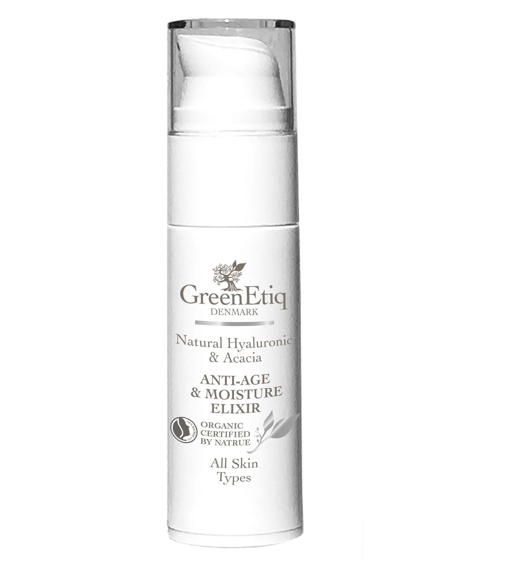 Intensive Anti Age & Moisture Elixir, Natural Hyaluronic & Acacia