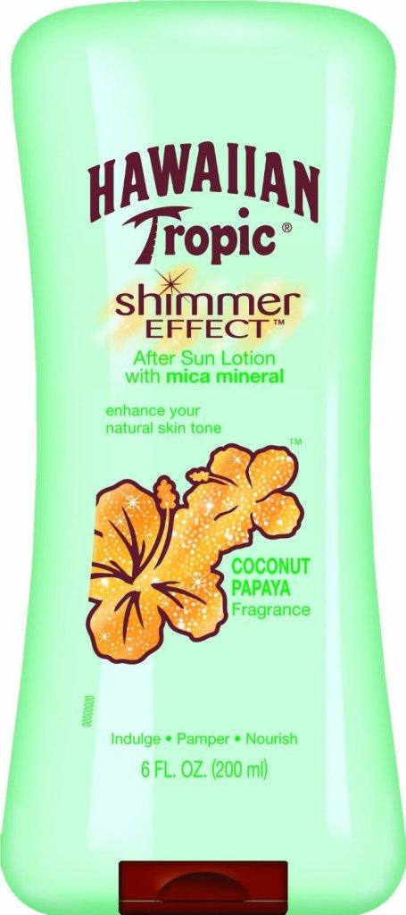 Shimmer Effect After Sun Moisturizer with Mica Minerals Coconut Papaya
