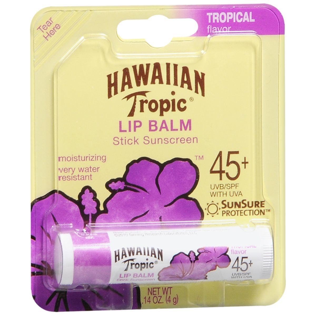 Tropical Lip Balm Stick Sunscreen SPF 45+