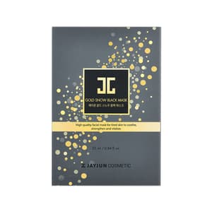 Gold Snow Black Mask with Black Serum: Black Pearl First Repair Serum