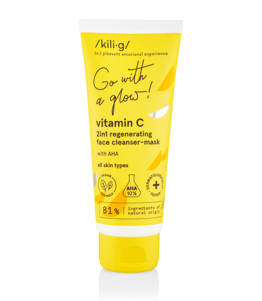 Vitamin C 2in1 Regenerating Face Cleanser-Mask