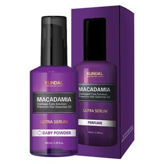 Macadamia Damage Care Solution Premium Hair Essential Oil - Baby Powder
