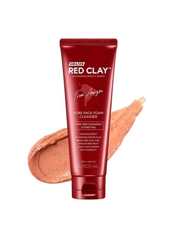 Amazon Red Clay Pore Pack Foam Cleanser